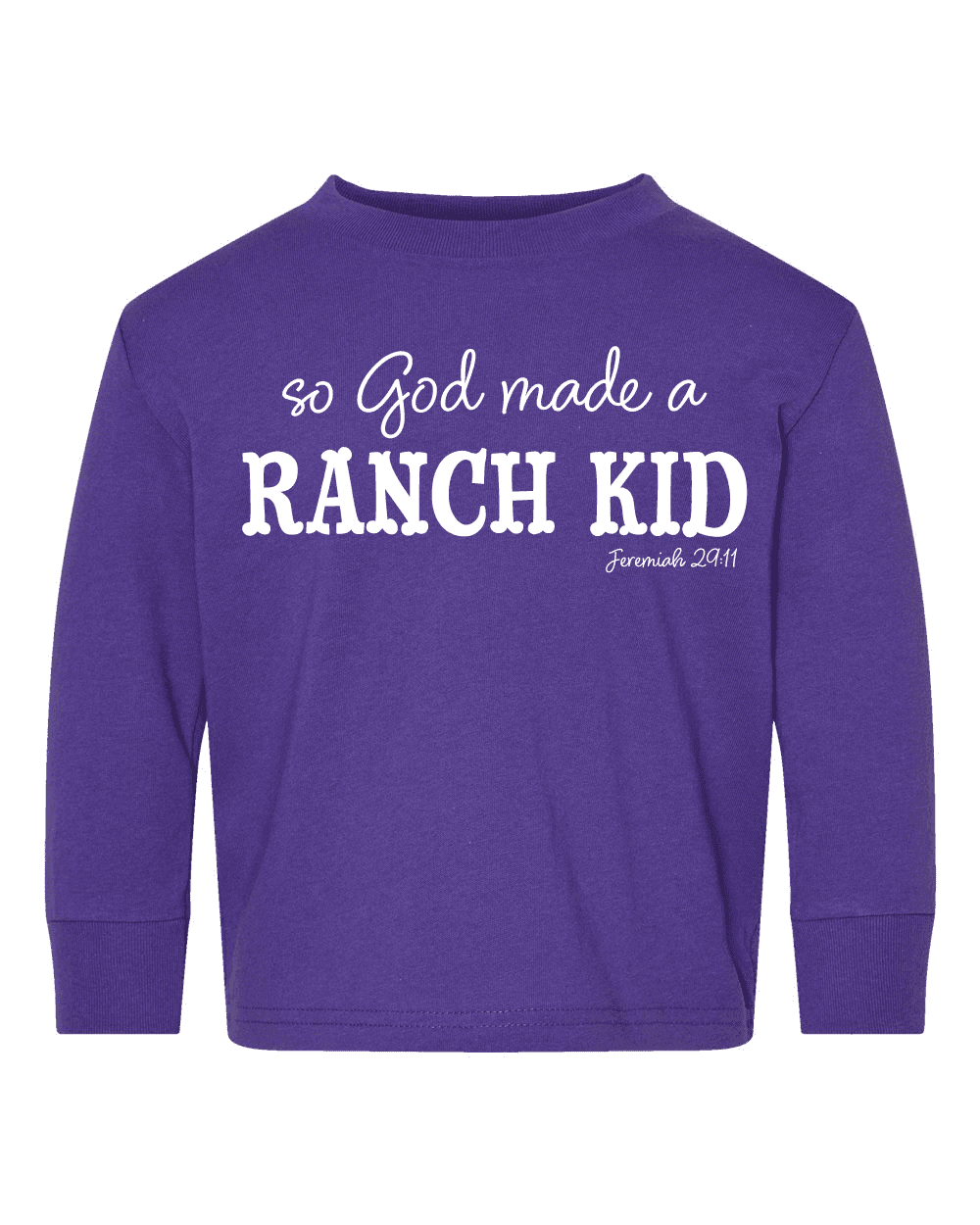 So God Made a Ranch Kid Tee - TODDLER