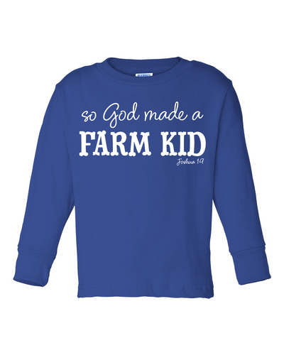 So God Made a Farm Kid Tee - TODDLER